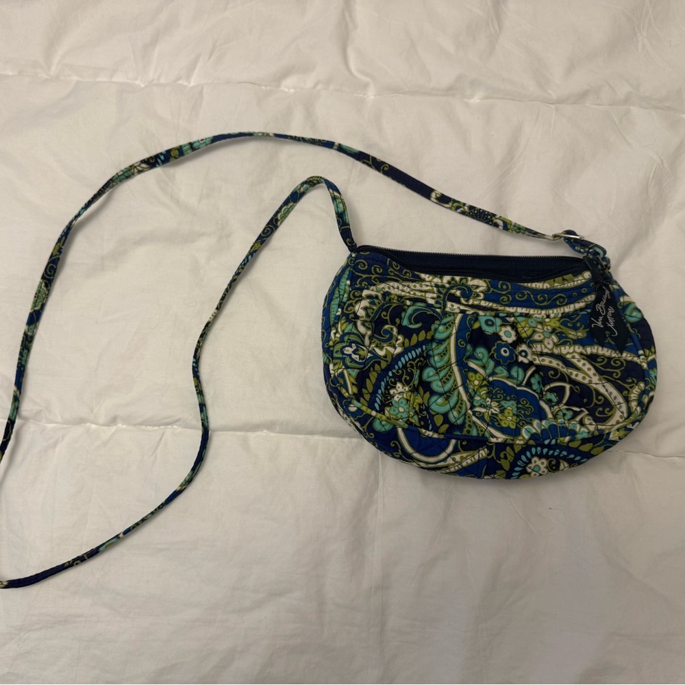 Vera Bradley Crossbody Bag Rhythm and Blues Retired 2011 Pattern